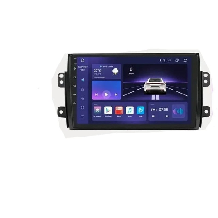 Mp5 плейър за Suzuki SX4 S8 с микрофон 8GB 128GB 2Din Wifi 4x60 черен