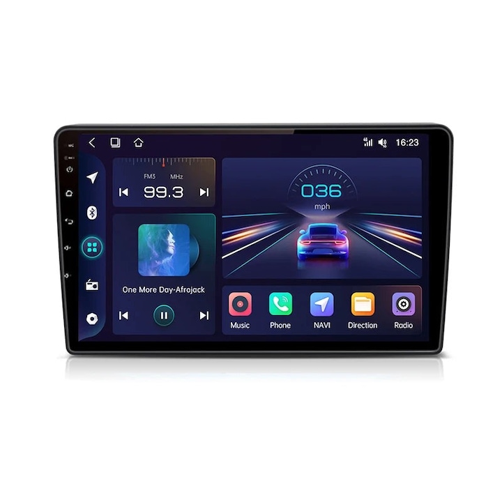 Mp5 Player, за Opel Zafira, V1 Pro, 2GB, 64GB, 2Din, WiFi, 4x45, Черен
