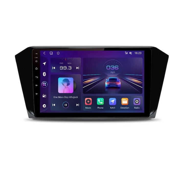 Mp5 плейър за Volkswagen V1 4GB 64GB 2Din WiFi 4x45 Черен