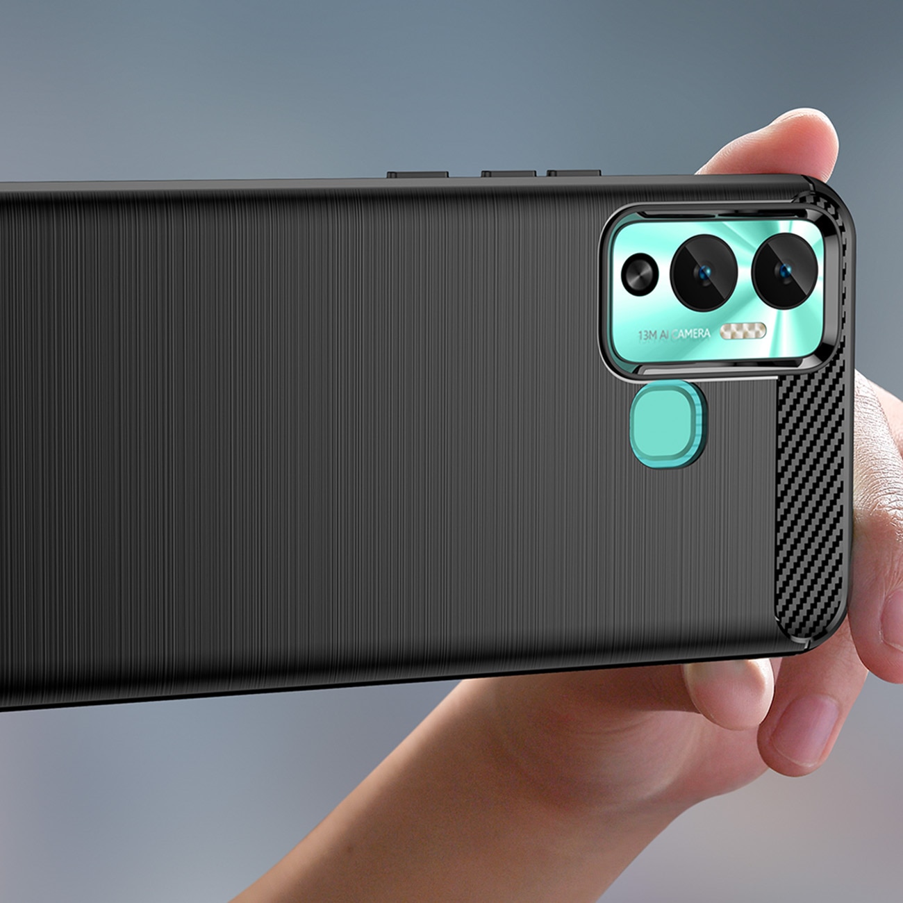 Husa telefon, Hurtel, pentru Infinix Hot 12 Play Nfc / Hot 12, TPU, Negru