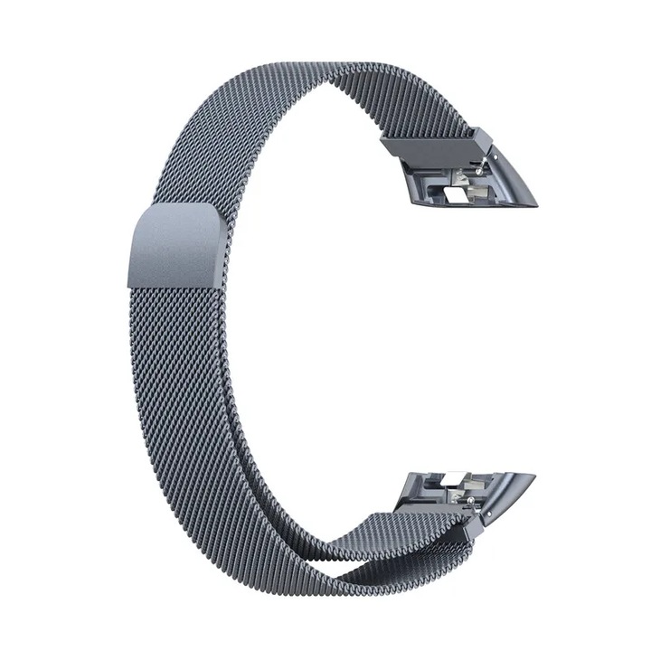 Каишка VALLEY-77 за Huawei Band 6, Stainless steel, Grey