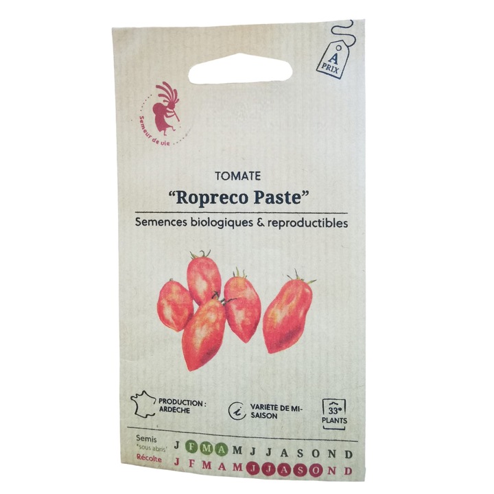 Seminte traditionale tomate ”Ropreco Paste”- certificate BIO si reproductibile