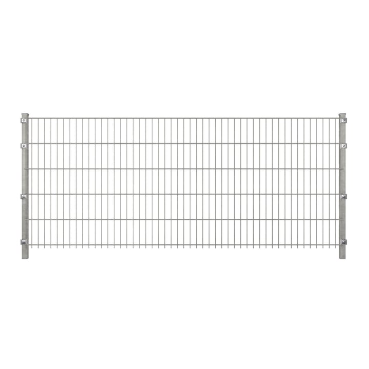 Panou Rotanis pentru gard, dublu fir, V2D, 6-5-6 mm, Zincat, 630 x 2506 mm