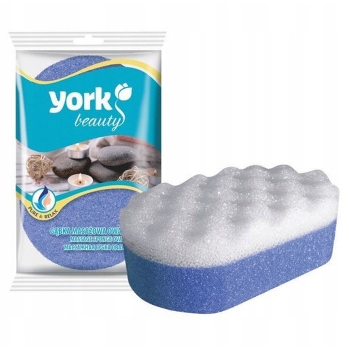 York masszázs szivacs Oval