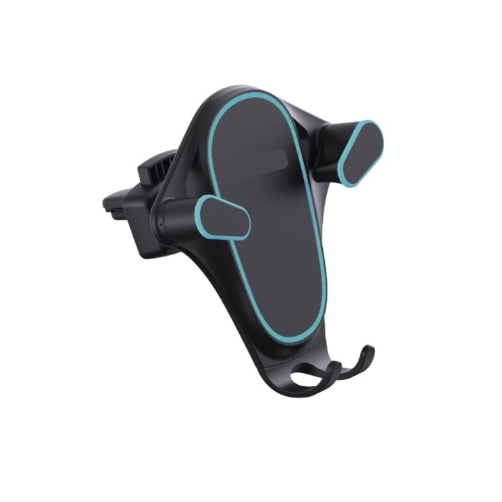 Univerzális mágneses autós tartó szellőzőkapcsos mobiltelefonhoz - Gravity Lock, Fekete