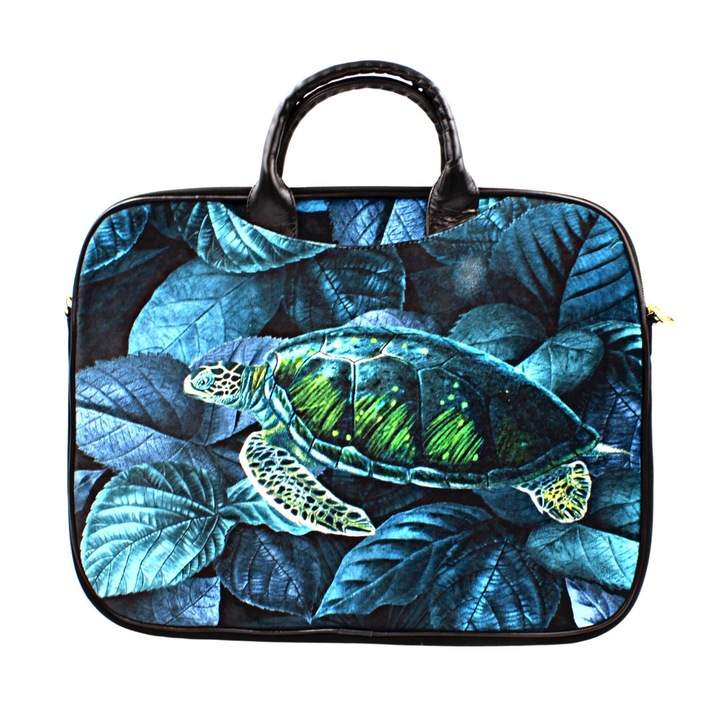 Geanta laptop din catifea OCEAN 14"