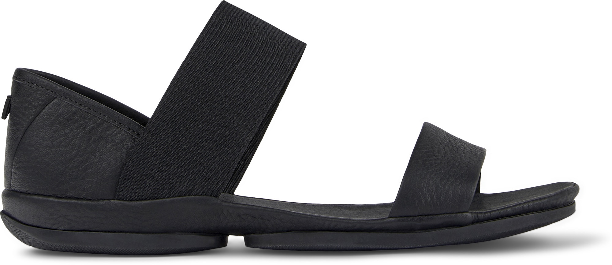 Camper, Sandale de piele cu bareta elastica Right Nina 23423, Negru, 41