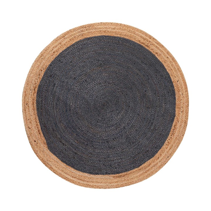 Covor, Silk Fashion, Iuta, 150cm, Maro/Gri