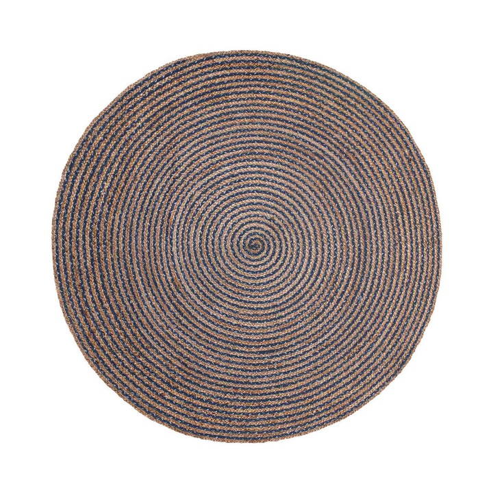 Covor, Silk Fashion, Iuta, 150cm, Maro/Albastru