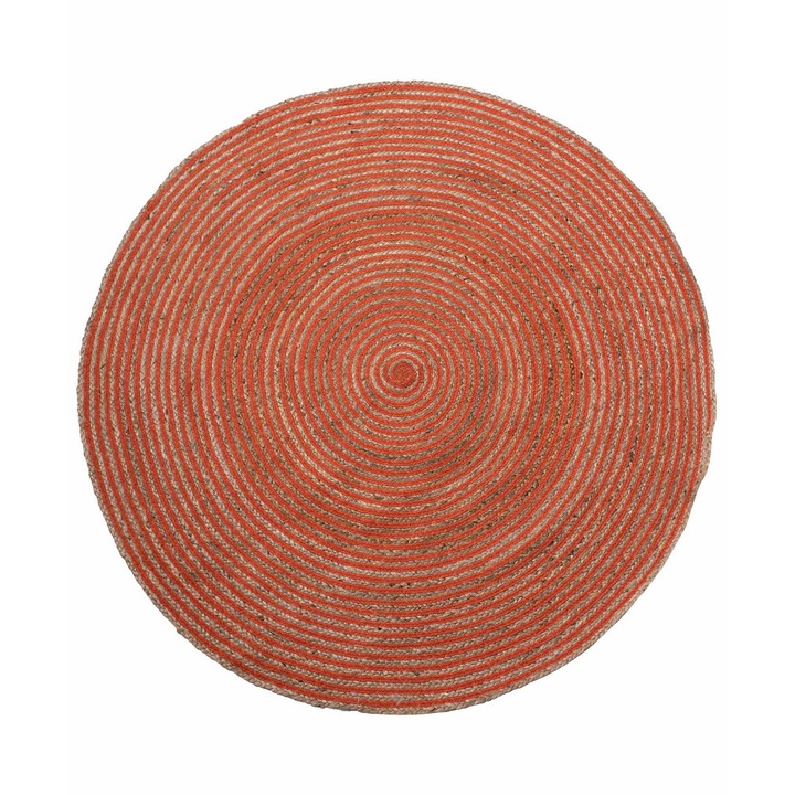 Covor, Silk Fashion, Iuta, 150 x 150 cm, Teracota