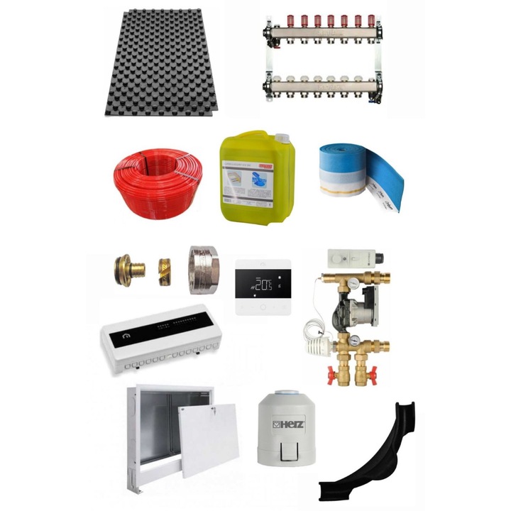 Kit complet pentru incalzire in pardoseala cu automatizare, 50mp, VOGEL&NOOT