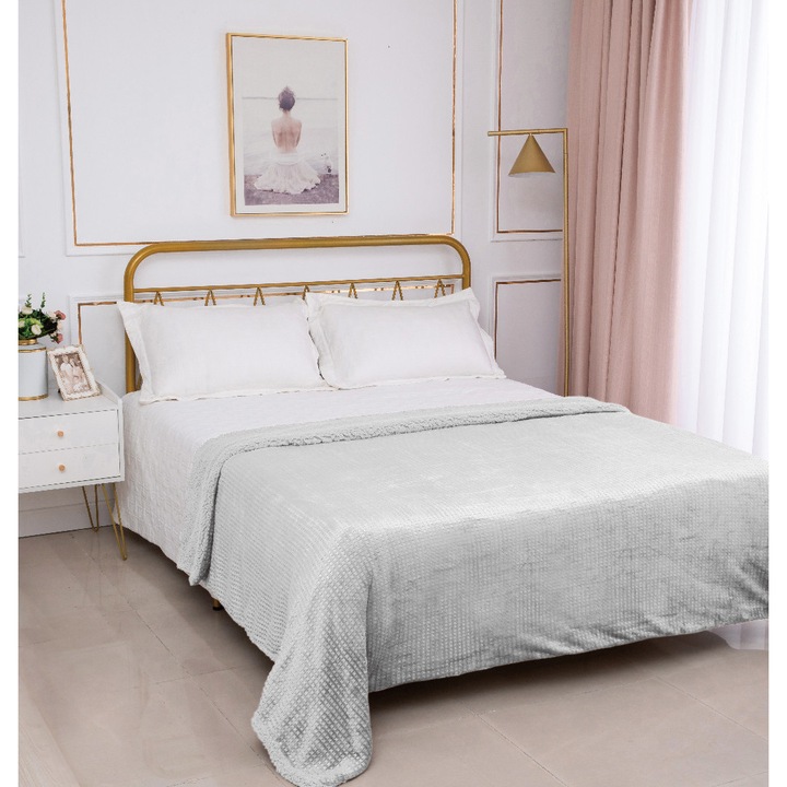 Patura, Silk Fashion, 220x240cm, Gri