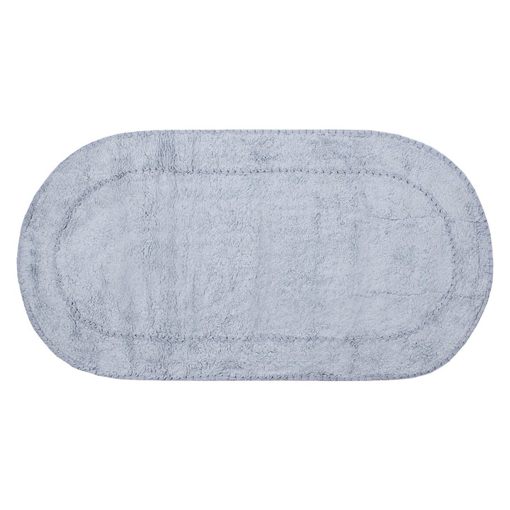 Covor, Silk Fashion, Bumbac, 65 x 130 cm, Albastru