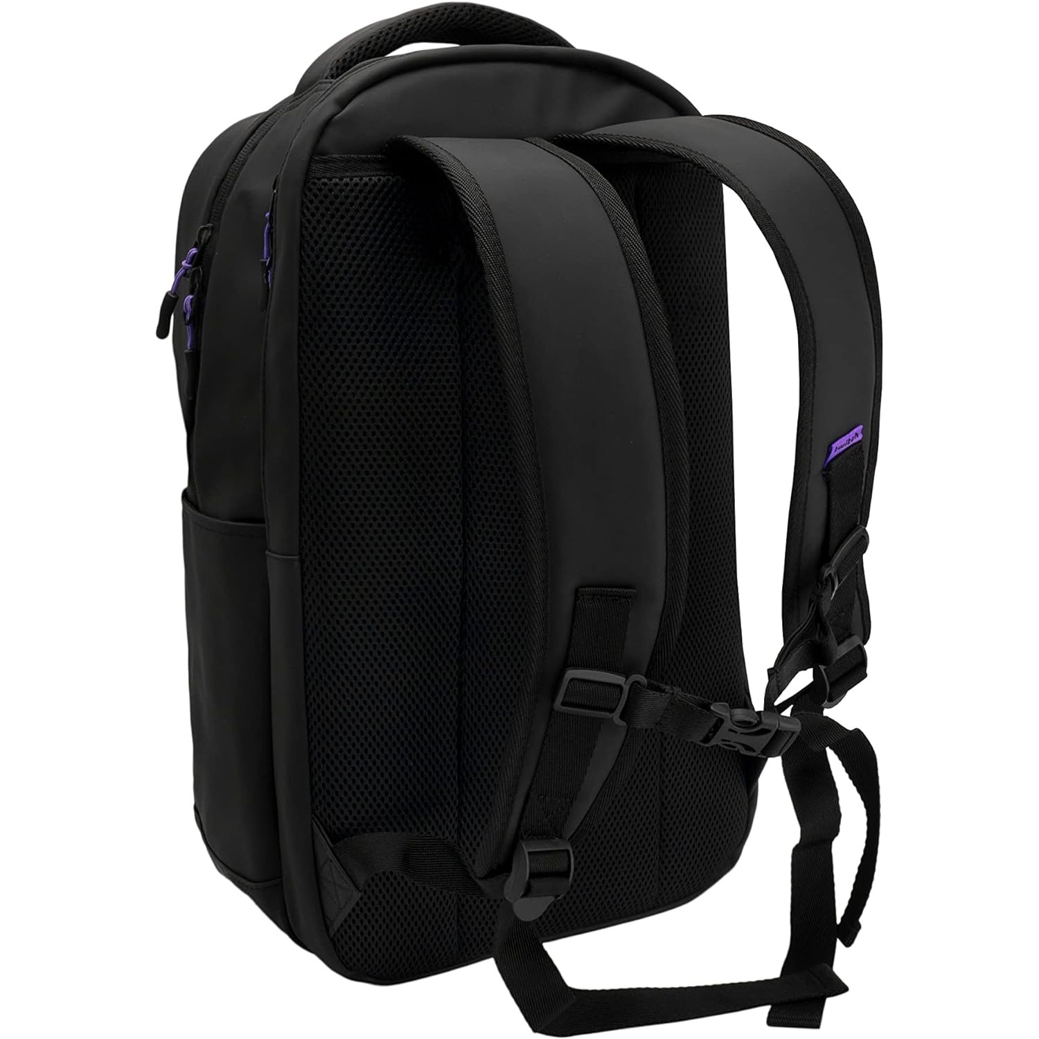 Rucsac laptop 15.5", Impermeabil, Multiple compartimente, Design Colorful Black, Unisex, Negru