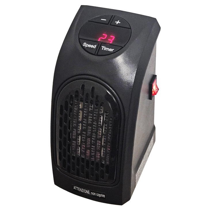 DMC, Mini hősugárzó, Handy Heater, fekete