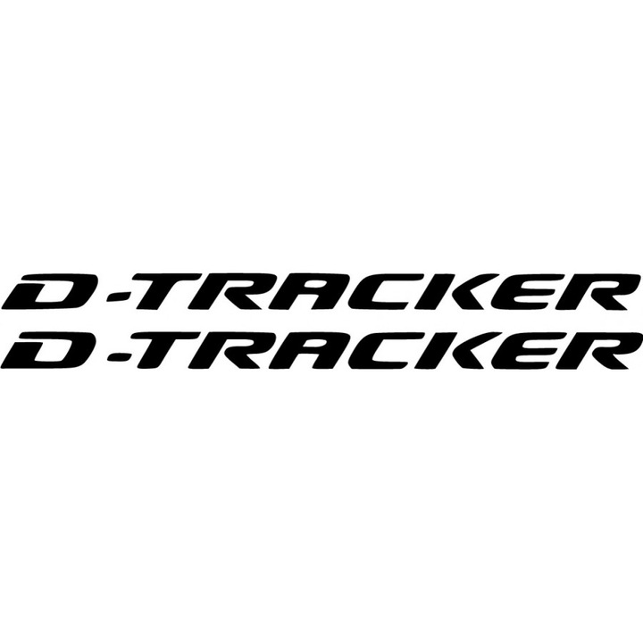 Sticker x2, Kawasaki D-Tracker, Negru, 25cm