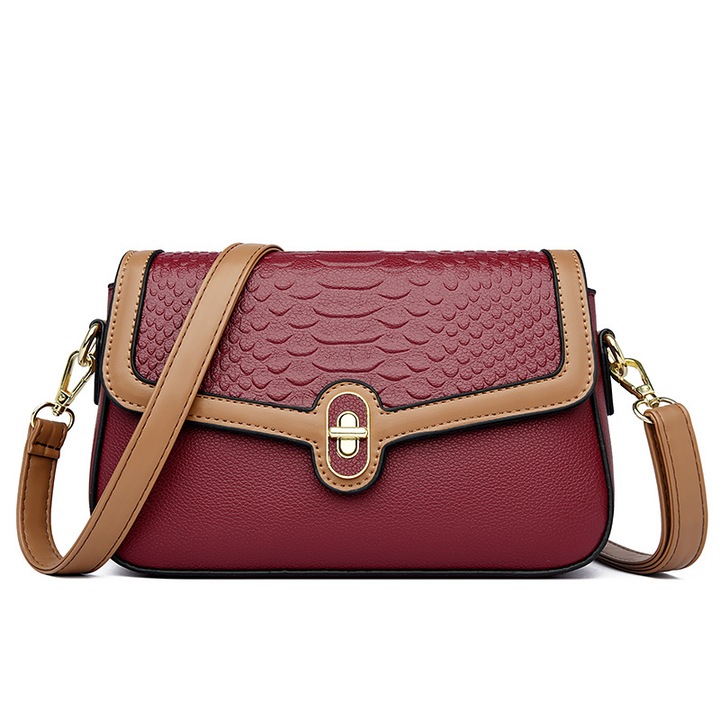 Válltáska, GUO-SWY, Crossbody, ökológiai bőr, 24cm*7cm*16cm