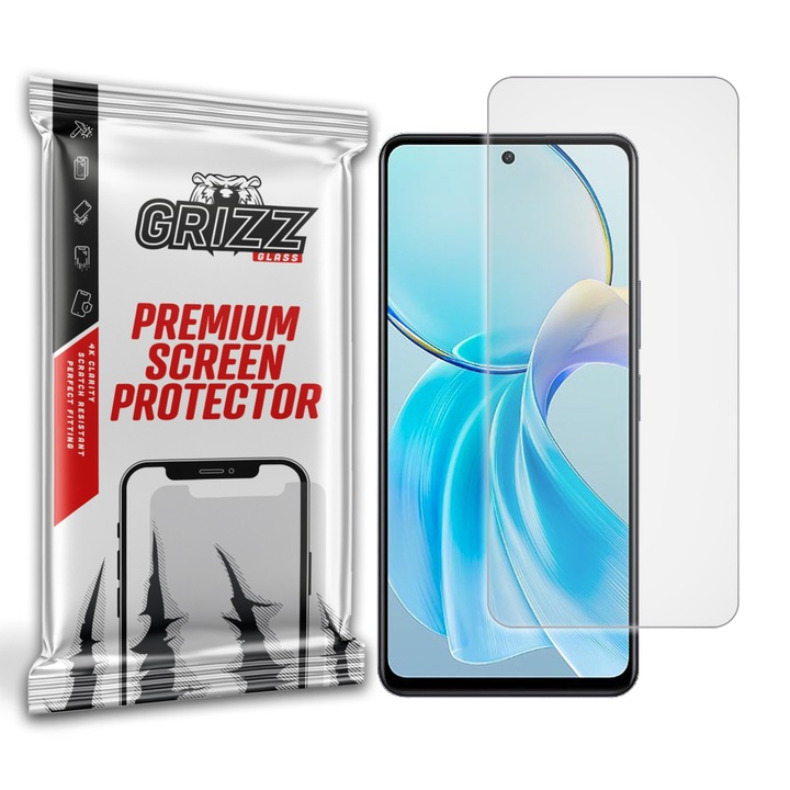 Folie protectie telefon, Grizz Glass, Compatibil cu Vivo Y100i