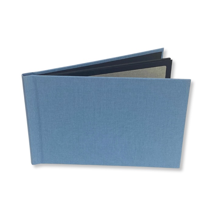 Album Foto Autoadeziv 10x15 Material Textil, Baby Blue