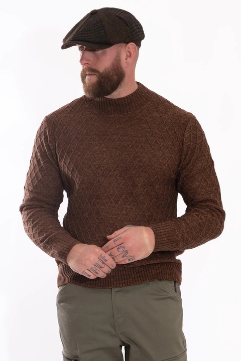 Мъжки пуловер Toffee PREMIUM, Brown, Jack&Jones, размер L