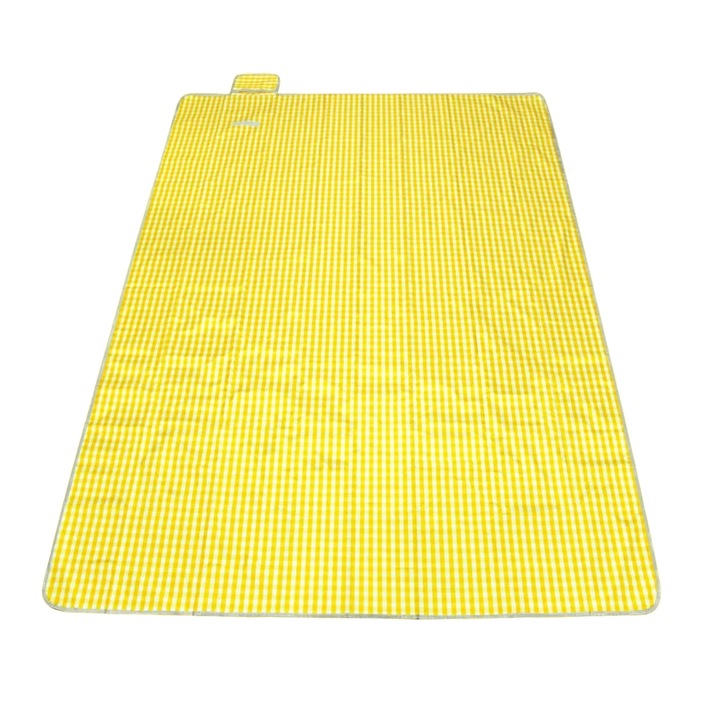 Одеяло за пикник Naapesi, PVC, жълто, 150 x 200 см