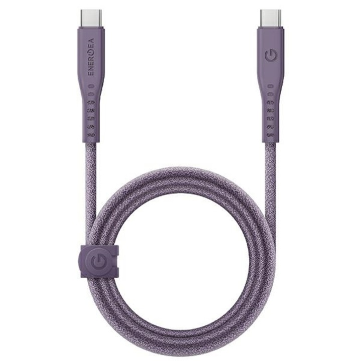 Cabluri de date USB-C - Energea Flow, 240W, 5A, 1.5m, violet