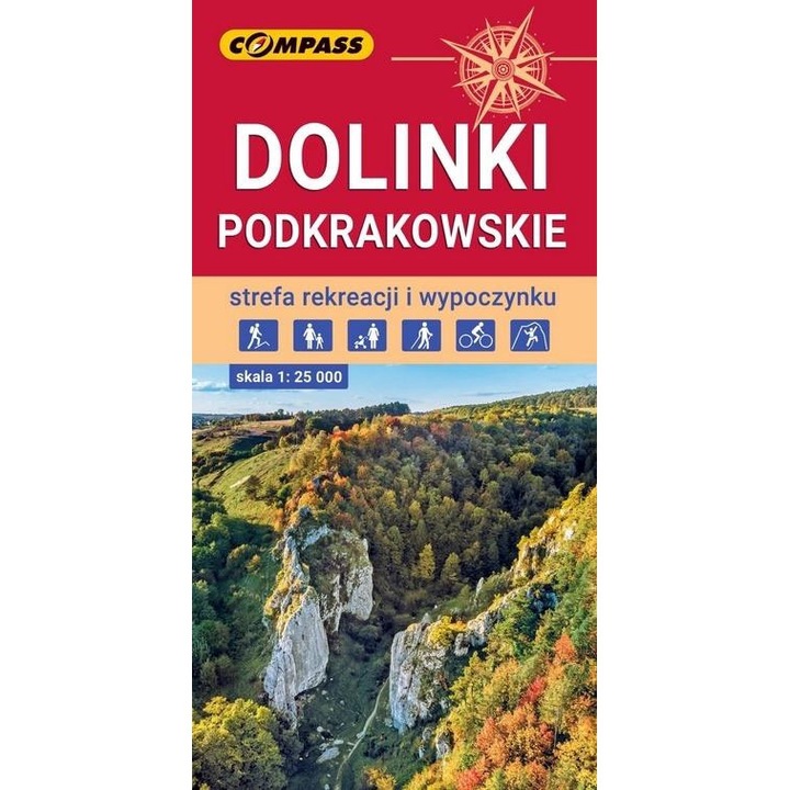 Harta turistica - Dolinki Podkrakowskie 1:25.000, Compass