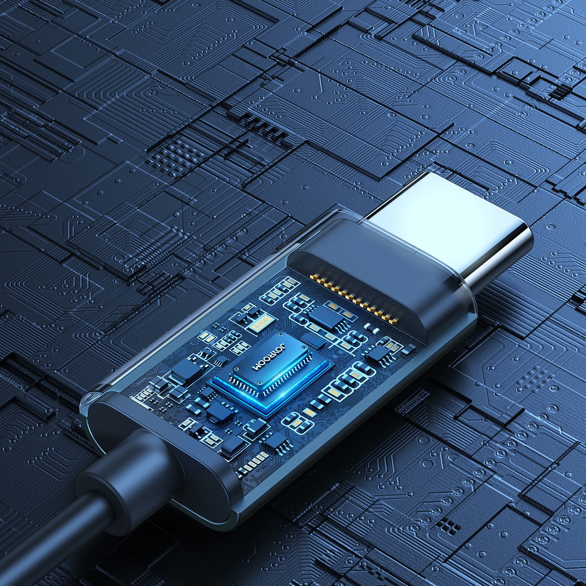 Casti cu Fir Type-C, In-Ear, 1.2m - JoyRoom (JR-EC06) - Dark Gray