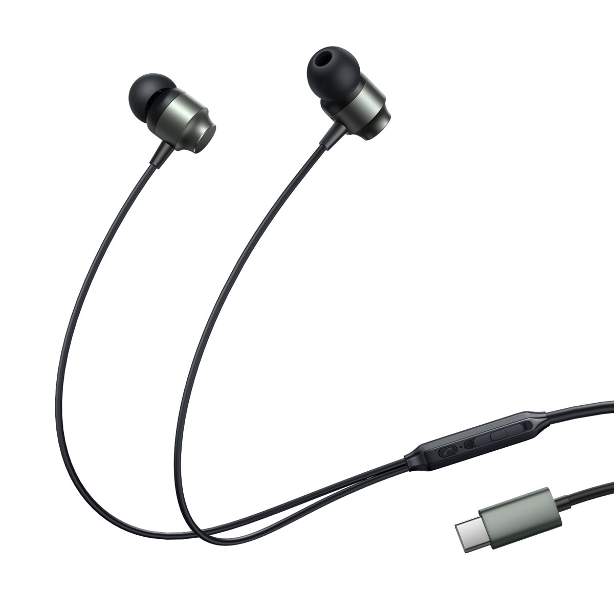 Casti cu Fir Type-C, In-Ear, 1.2m - JoyRoom (JR-EC06) - Dark Gray