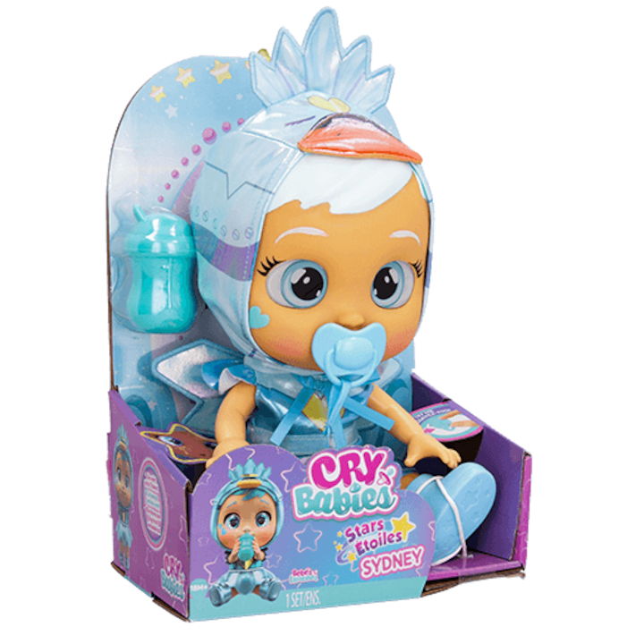 Детска кукла Cry Babies Stars, Сидни, 3+