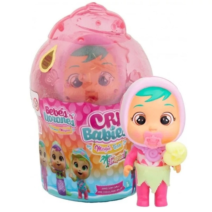 Cry Babies Magic Tears baba, Shiny Shell Shelly
