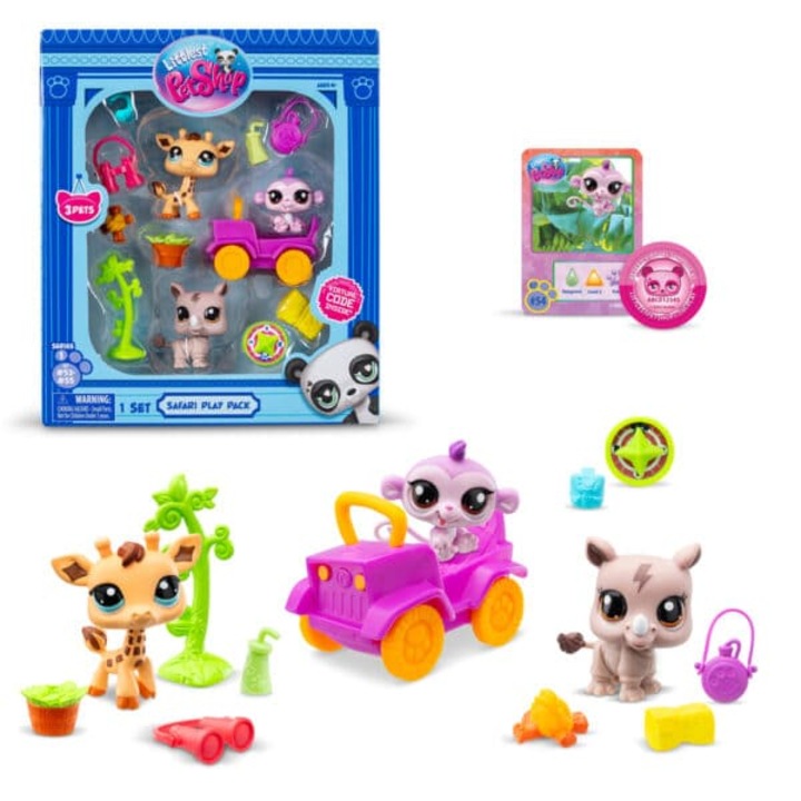 Littlest Pet Shop figura, Szafari 3-as készlet