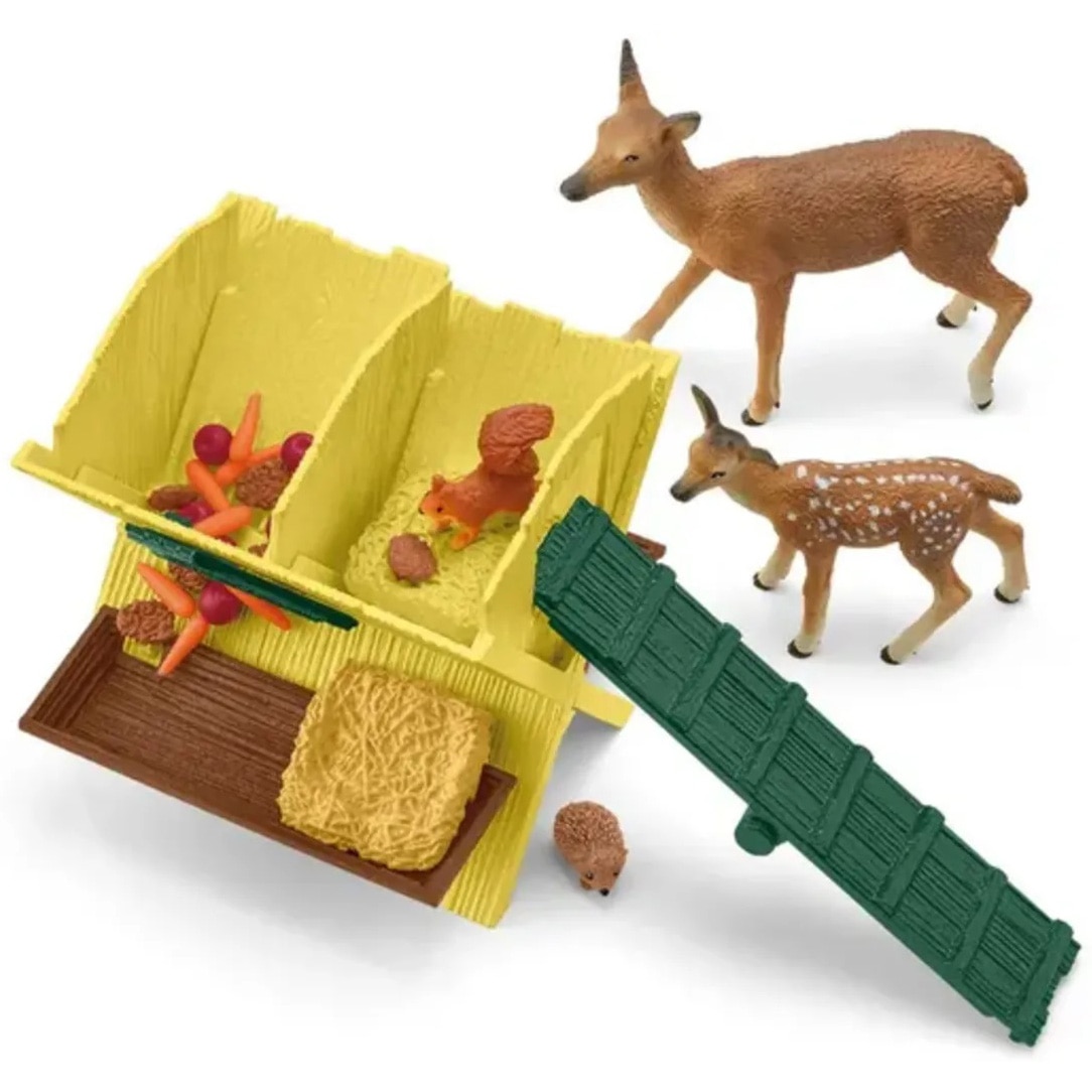 Set de joaca Schleich, Farm World, Hranind animalele padurii - eMAG.ro