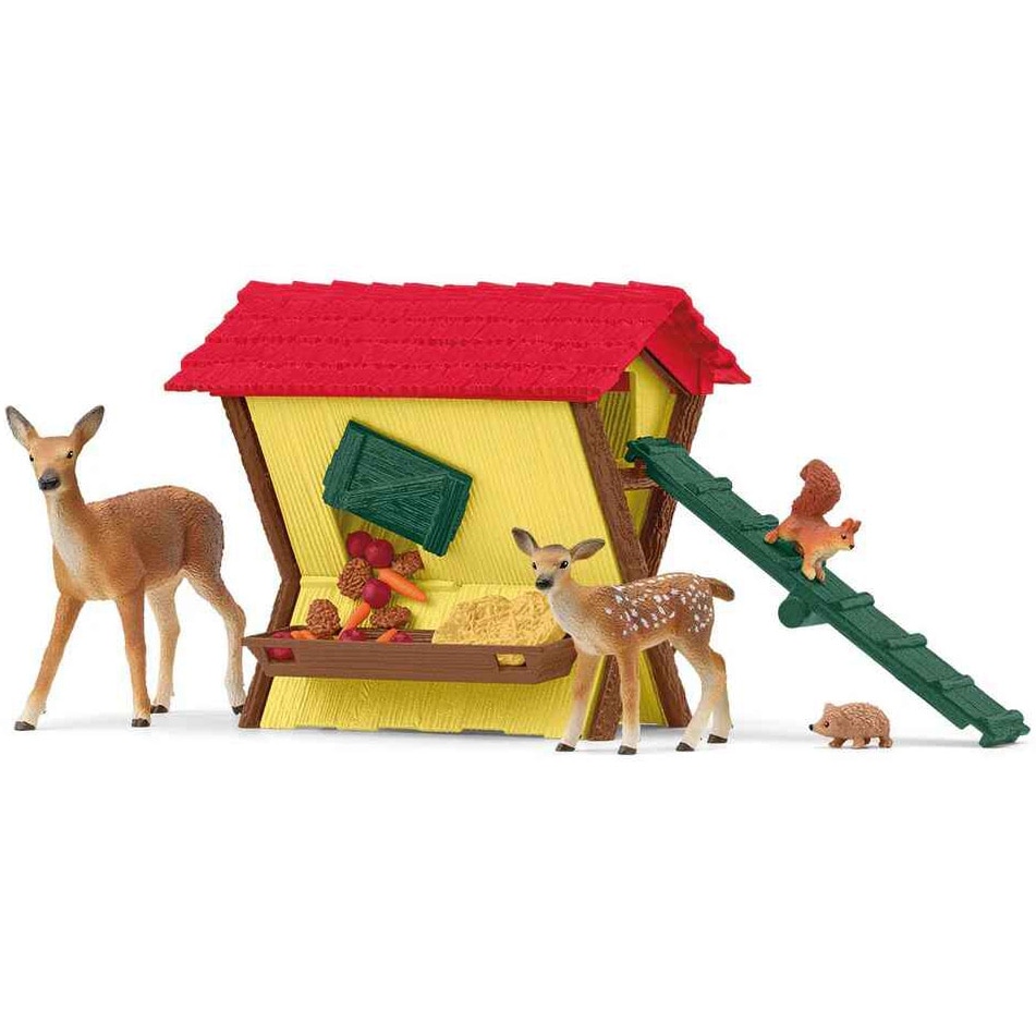 Set de joaca Schleich, Farm World, Hranind animalele padurii - eMAG.ro