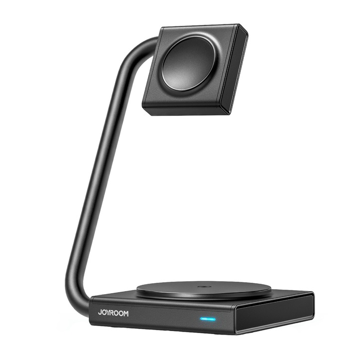 Statie de Incarcare Wireless pentru iPhone, Apple Watch, AirPods Pro, Type-C, 15W - JoyRoom - Black