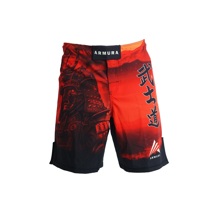Short MMA ARMURA Bushido 3.0 Red/Black, Червен/Черен