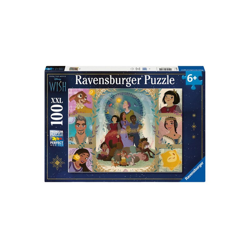 Puzzle Disney Wish, Ravensburger, 100 bucati, Multicolor