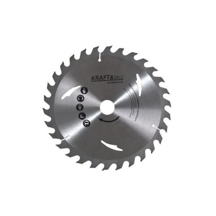 Disc pentru lemn, Kraft&Dele KD1019, 185x20 mm, 36T