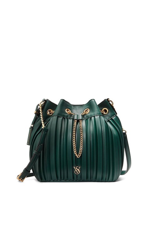 Táska, The Victoria Bucket, Black Ivy Pleated