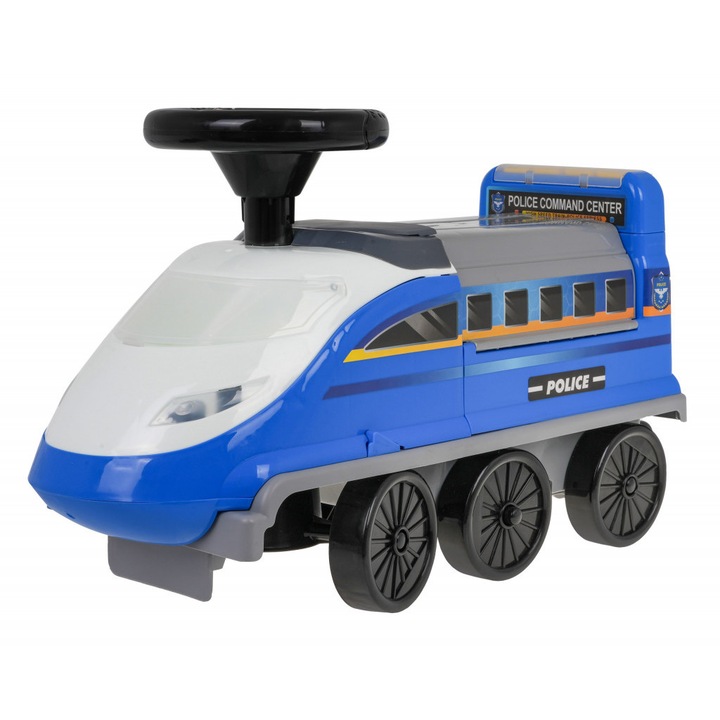 Masinuta interactiva 2 in 1 - Politie, Albastru