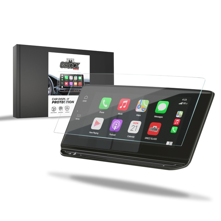 Folie de protectie display auto, GrizzGlass, Compatibila cu Skoda Octavia 4 10 inch Columbus/Bolero