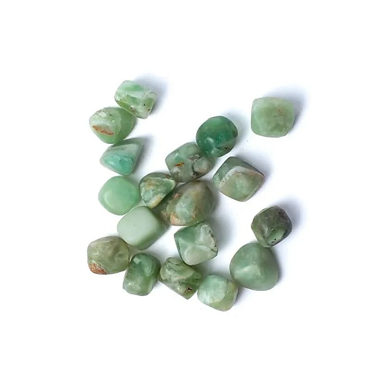 Zöld fluorit kövek, AA minőség, 1,5-3,5 cm, 250g
