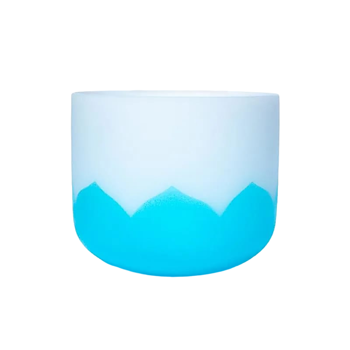 Kristály énekestál, lótusz lótusz csakra 5 G-hang 432Hz 20cm