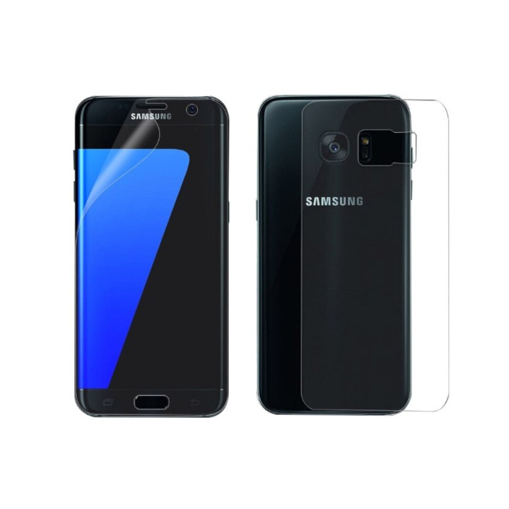 9H rugalmas védőfólia, elöl-hátul Samsung Galaxy S7-hez - Átlátszó