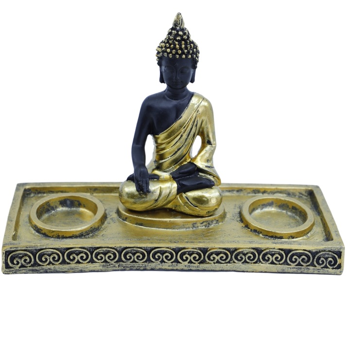 Decoratiune Buddha din Rasina 22x8x14.5cm