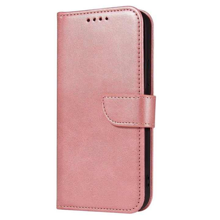 Калъф Magnet Wallet Stand, съвместим с Samsung Galaxy S24 Pink