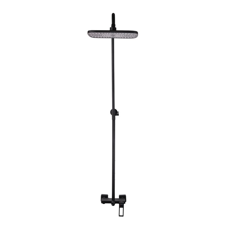 Душ колона TRENDY'S, тънка, с две функции, черна