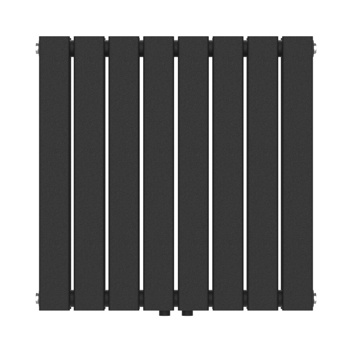 Radiator, neu.haus, PXAF-0007 Nore, 60 x 60 x 6, 8 cm, otel, negru, 809W
