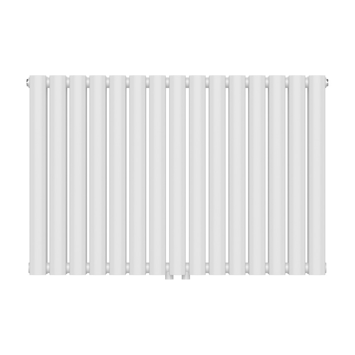 Radiator dublu, neu.haus, PXAF-0043 Nore, 60 x 90 x 7, 8 cm, otel, alb, 1180 W