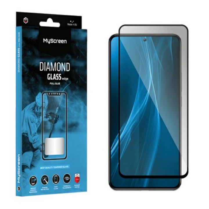 Folie de protectie ecran pentru Realme C68, MySCreen, Sticla, Negru/Transparent